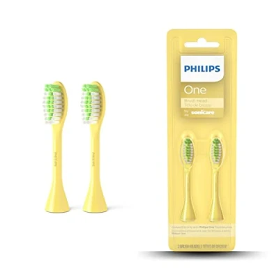 Abbildung von Philips One Bürstenköpfe für die elektrische Zahnbürste, Zweierpack, (Modell: BH1022/02)