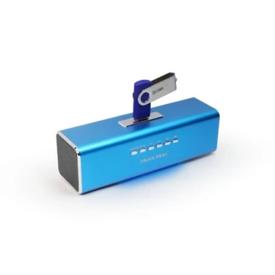 Abbildung von MusicMan MA Lautsprecher (MP3 Player, Soundstation &amp; Radio, USB, Line In) blau