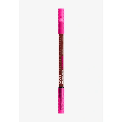 Abbildung von NYX Professional Makeup Powder Louder BROW Pencil Augenbrauenstift, Damen, Größe: 1.15 g, 04 black cherry
