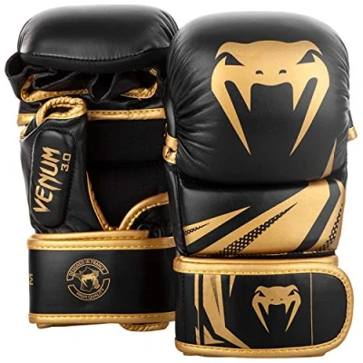 Abbildung von Venum Unisex Challenger 3.0 Mma Sparring Handschuhe, Schwarz / Gold, M EU