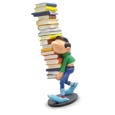 Abbildung von Plastoy SAS 300 Gaston Lagaffe: Figur mit Bücherstapel