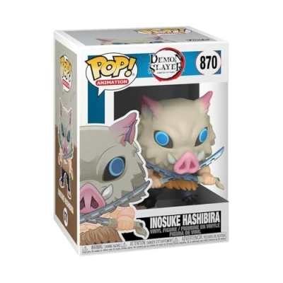 Abbildung von Funko Pop! Animation: Demon Slayer Inosuke Hashibira Vinyl Sammelfigur Geschenkidee Offizielle Handelswaren Spielzeug Für Kinder und Erwachsene Anime Fans Modellfigur Sammler
