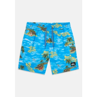 Abbildung von Quiksilver Everyday Straight Volley Badeshorts für Kinder, Größe: 140, Coronet blue naturama