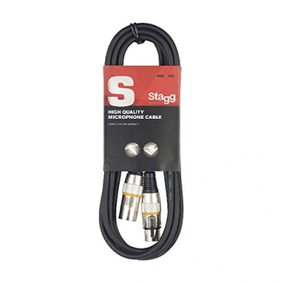 Abbildung von Stagg SMC6 YW Mikrofon Kabel (6m, XLR Buchse auf Stecker) gelb