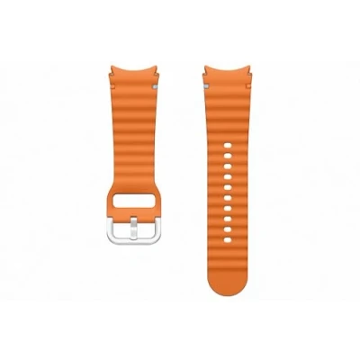 Abbildung von Samsung Sport Band (S/M) ET SNL30 für die Galaxy Watch7 Uhrenarmband, Armband, Original Zubehör, elastisch, langlebig, guter Sitz, Orange