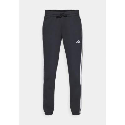 Abbildung von adidas Damen Essentials 3 Stripes French Terry Cuffed Pants, Black/White, S