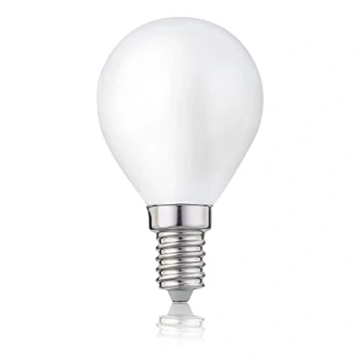 Abbildung von hellum Led Glühbirne E14, 2,5W warmweiß Lampe Tropfenform mit 250 Lumen Filament, E14 Vintage Leuchtmittel ersetzt 25 Watt Glühbirne, G45 2700 Kelvin warmweiss Matt, 208207