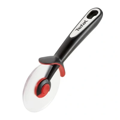 Abbildung von Tefal Ingenio K20711 Pizzaschneider Durchmesser 30 cm Material: Kunststoff Leicht zu reinigen Spülmaschinengeeignet Farbe: Schwarz/ Rot, 29.8 x 13.2 8.8