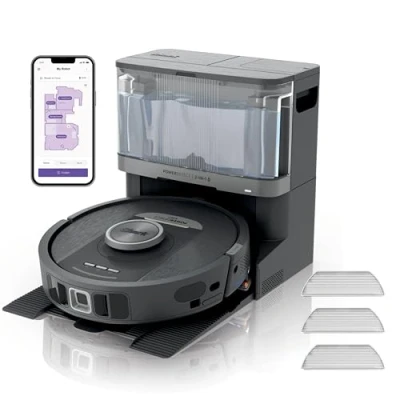 Abbildung von Shark Powerdetect Nevertouch RV2800YEEU Staubsaugerroboter Schwarz