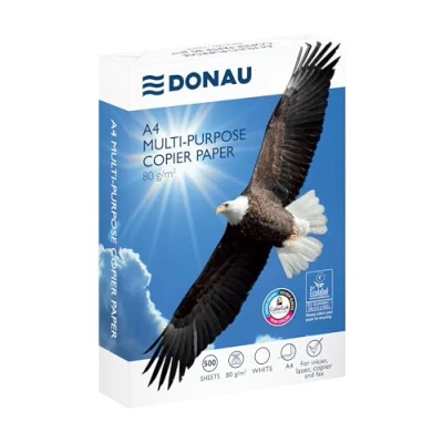 Abbildung von DONAU Kopierpapier Druckerpapier/DIN A4, 80g/m²/ 1 x 500 Blatt/Qualitätsklasse C/Universalpapier/für Zuhause Büro und das Homeoffice/Umweltfreundlich