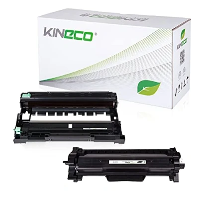Abbildung von Kineco Toner und Trommel ersetzt Brother TN2420 TN2410 DR2400 für HL L2350DW L2370DN L2375DW L2310D MFC L2710DW