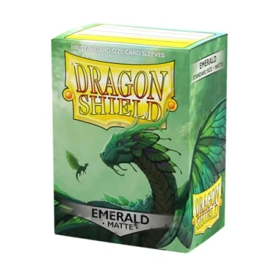 Abbildung von Dragon Shield Hülsen, matt, Standardgröße, 100 Stück, Smaragd