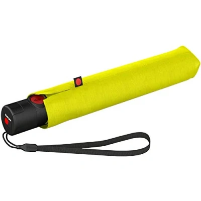 Abbildung von Knirps Taschenschirm Ultra U.200 Medium Duomatic Auf Zu Automatik Sturmfest Windproof Gelb