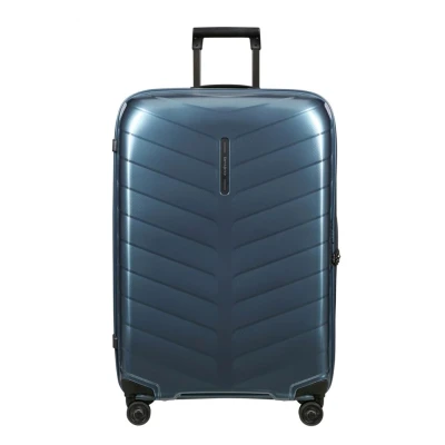 Abbildung von Samsonite Attrix Spinner 75/28 Steel Blue Koffer mit 4 Rollen Weichgepäck