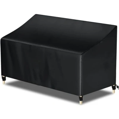 Abbildung von Awnic Gartenbank Abdeckung Hülle für Schutzhülle Abdeckplane Wasserdicht 210D 3 Sitzer 160X70X60/88cm
