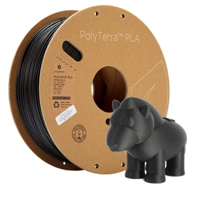 Abbildung von Polymaker PolyTerra PLA Charcoal Black 1.75mm 1kg