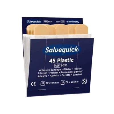 Abbildung von Salvequick Sofortpflaster Einsatz 45 Plastic REF 6036