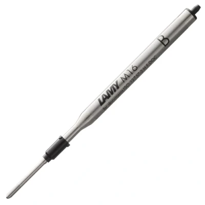 Abbildung von LAMY M 16 Mine 801 Kugelschreiber aus Metall in der Farbe Schwarz Strichbreite B