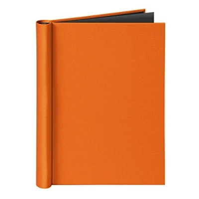 Abbildung von VELOFLEX 4944330 Klemmbinder DIN A4 Velocolor, mit Leinenstruktur, Füllmenge max. 150 Blatt, orange, 1 Stück