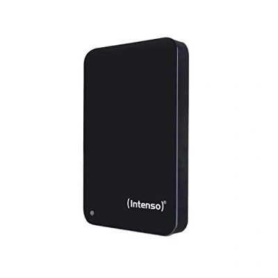 Abbildung von Intenso Memory Drive Portable Hard 4TB, tragbare externe Festplatte inkl. Tasche 2,5 Zoll, 5400 U/min, 8MB Cache, USB 3.0 schwarz