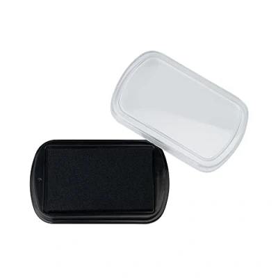 Abbildung von Ideen mit Herz Stempelkissen Schnelltrocknend Wasserfest 7,5 cm x 4,3 (schwarz)