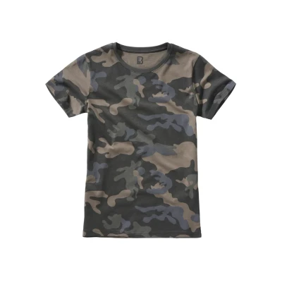 Abbildung von Brandit Tshirt print, Damen, Größe: 4XL, Dark camouflage