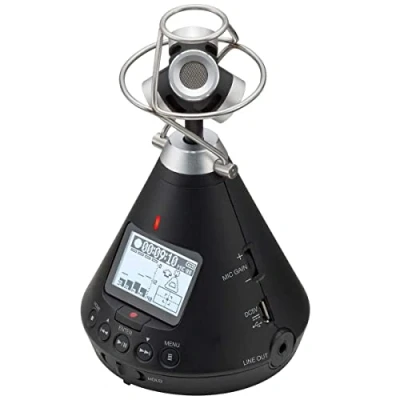 Abbildung von Zoom H3 VR 360 Surround Sound Handy Recorder Ambisonic 4 Spur Audio für Musik, Film, Video, Spiele schwarz