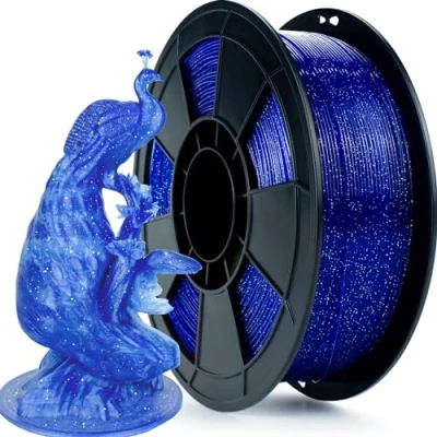 Abbildung von ZIRO PLA Filament 1.75mm 3D Drucker Twinkling Serie 1KG, Dimensional Accuracy +/ 0.03mm, Blau