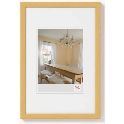 Abbildung von walther design Bilderrahmen silber 40 x 50 cm Peppers Holzrahmen BP050S