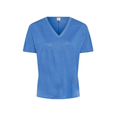 Abbildung von BRAX Style Caelen Tshirt basic, Damen, Größe: 38, Sapphire blue