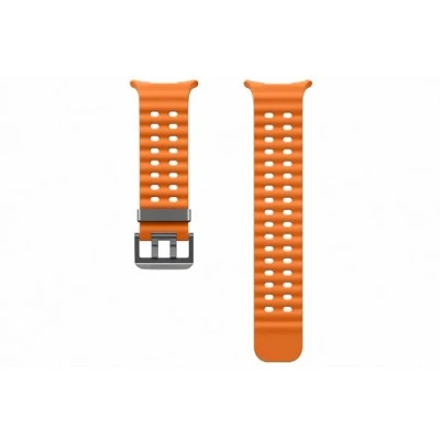 Abbildung von Samsung Marine Armband ET SNL70 für die Galaxy Watch Ultra Uhrenarmband, Sport Armband, Original Zubehör, elastisch, langlebig, guter Sitz, wasserbeständig, Orange