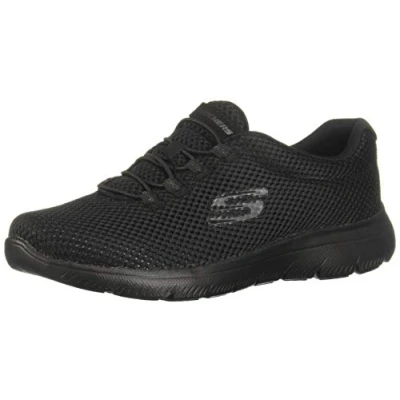 Abbildung von Skechers Damen Summits Sneaker , Schwarz 37.5 EU