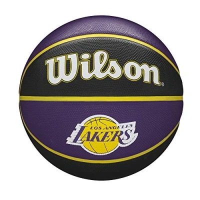 Abbildung von Wilson Basketball NBA TEAM TRIBUTE, LA LAKERS, Outdoor, Gummi, Größe: 7