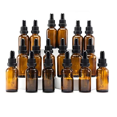 Abbildung von YIZHAO Pipettenflasche 30ml, Apothekerflasche Braunglas mit [Dropper Pipette Glas], Braunglasflasche für Ätherische Öl, Parfümöle,Aromatherapie,Düfte,Flüssigkeit 18Pcs