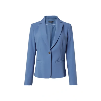 Abbildung von comma Leicht MIT Reverskragen Blazer, Damen, Größe: 34, Blau