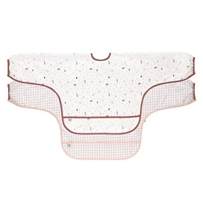 Abbildung von LÄSSIG Baby Langarmlätzchen Set 2 Stk. zum Binden Auffangschutz/Long Sleev Bib Garden Explorer Schnecke