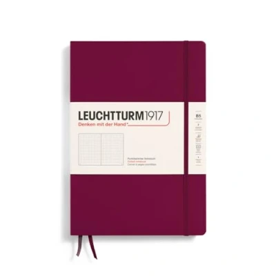 Abbildung von LEUCHTTURM1917 366163 Notizbuch Composition (B5), Hardcover, 219 nummerierte Seiten, Port Red, Dotted