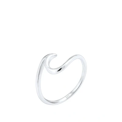 Abbildung von Damen Welle Strand Maritim in 925 Sterling Silber