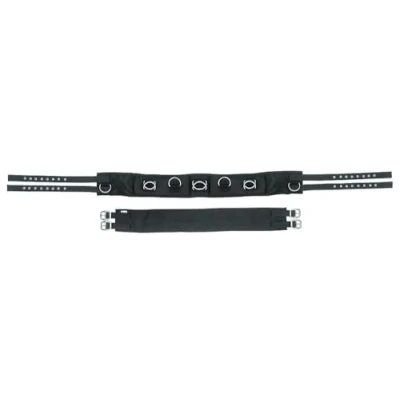 Abbildung von Kerbl 32339 Longiergurt, breit, 9 Ringe mit verstellbarem Bauchgurt