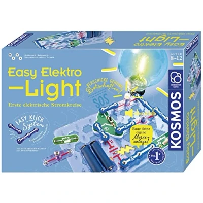 Abbildung von KOSMOS 620530 Easy Elektro Light. Erste elektrische Stromkreise erstellen. Spielerisch die Elektrizität entdecken. Experimentierkasten zu Elektrotechnik für Kinder ab 8 12 Jahre