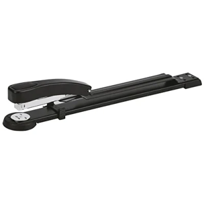Abbildung von OFFICER PRODUCTS Langarmhefter/heftet bis zu 50 Blatt Schwarz/Metall/Langarm Heftgerät Langarmtacker Ideal für Broschüren/üroheftgerät Heftgerät/ : 5 Jahre, 18063511 05