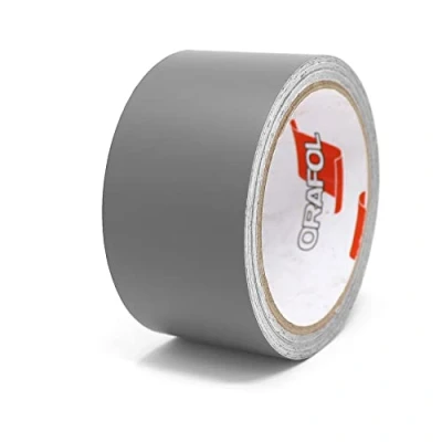 Abbildung von Finest Folia 10 Meter Matt Zierstreifen Auto LKW Motorrad Boot Modellbau Basteln DIY Deko Dekorstreifen Seitenstreifen Klebestreife selbstklebend (Silbergrau matt, 30mm Breite)