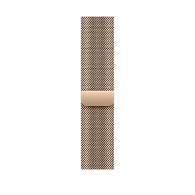Abbildung von Apple Watch Band Milanaise Armband 46 mm Gold M/L