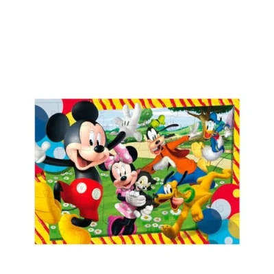 Abbildung von Liscianigiochi 86610 Supermaxi Kinder, Disney Doppelseitiges Puzzle 4 x 48 Stück Mickey Mouse