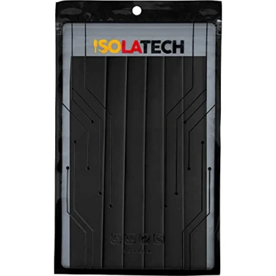Abbildung von ISOLATECH Schrumpfschlauch Set 2:1 ohne Kleber unbeschriftet Schwarz viele Größen Ø30mm 1,2 Meter in 6Stk x 20cm