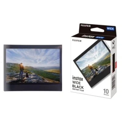 Abbildung von instax Wide Film Black Frame, Schwarz