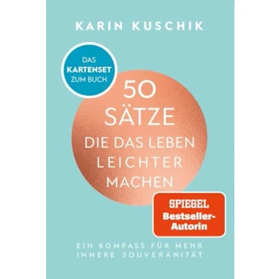 Abbildung von 50 Karten, die das Leben leichter machen: Kartenset zum Spiegel Bestseller Für alle Fans von Sätze, machen