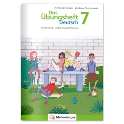 Abbildung von Das Übungsheft Deutsch 7: Rechtschreib und Grammatiktraining Lernheft für 7. Klasse Deutsch, Rechtschreibung üben in der Sekundarstufe, inkl. Lösungsheft Sticker