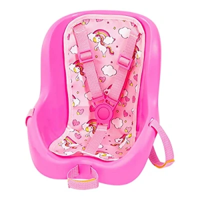 Abbildung von Bayer Design 67300AA Puppenfahrradsitz, Sitz für Puppen, Puppenzubehör, rosa