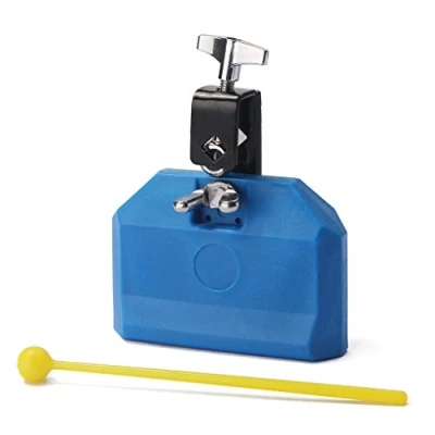 Abbildung von Alnicov Blaues umweltfreundliches Kunststoff Percussion Instrument, Block, lateinisches Schlagzeug